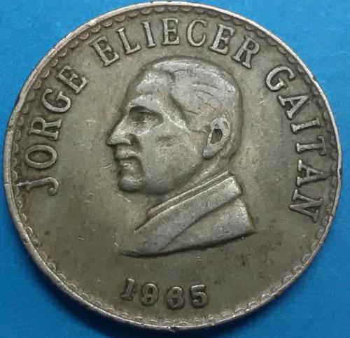 Colombia Moneda 20 Centavos 1965 Jorge Eliecer Gaitan