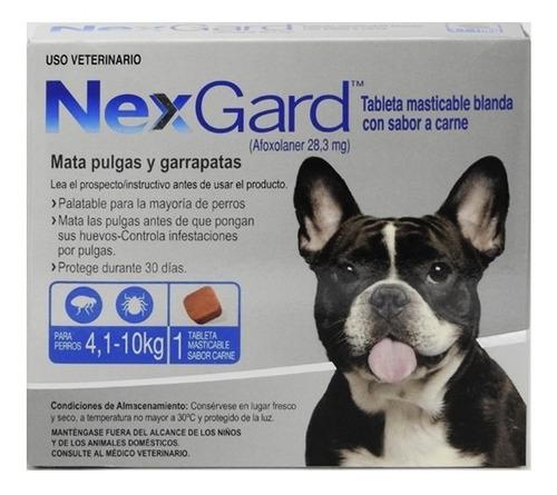 Nexgard Perros 4 A 10kg Masticable Pulgas Garrapatas
