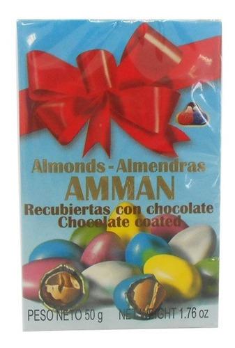 Almendras Triunfo Amman Recubierta Chocolate.x 50gr
