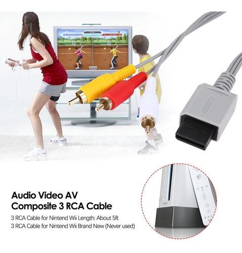 Cable Audio Video Para Nintendo Wii 1.8 Metros