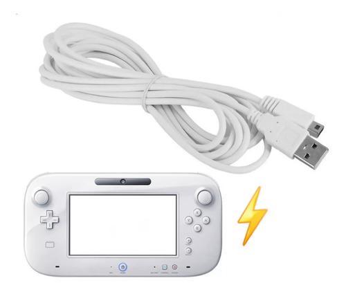 Cable Carga Nintendo Wiiu Gamepad Wii U Pad Cargador Usb