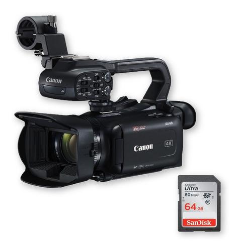 Canon Xa40 Videocámara Uhd 4k Incluye Memoria De 64gb
