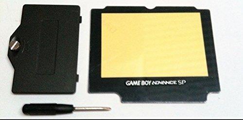 Cubierta De Batería De Repuesto Game Boy Advance Sp Negra +