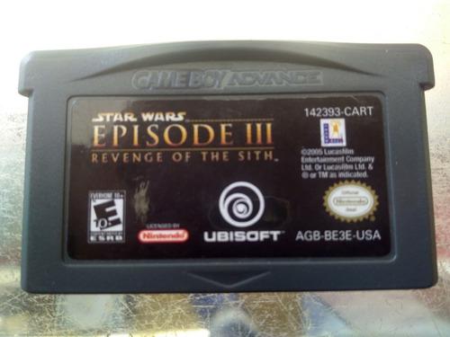 Juego De Gameboy Advance Ref 01,star Wars Episode 3 Revenge