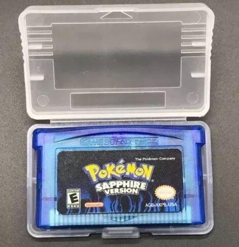 Pokémon Sapphire Versión Gba Gbasp Nds Nintendo