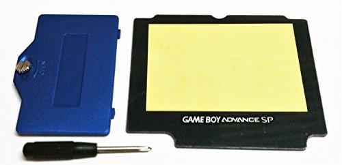 Tapa De Batería De Repuesto Game Boy Advance Sp Azul +