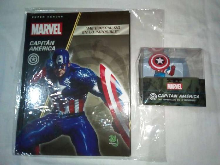 Capitán América Figura Superhéroes de Marvel Periódico