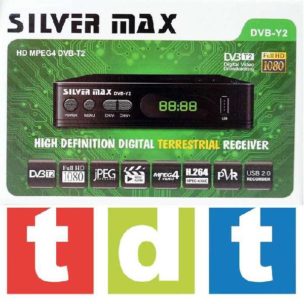 Decodificador Tdt Silver Max Dvb T2 Full WIFI