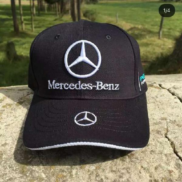 Gorras Mercedes Benz bordadas en tela