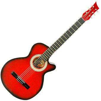 Guitarra Bucaramanga ARD Acustica Boquete Rojo