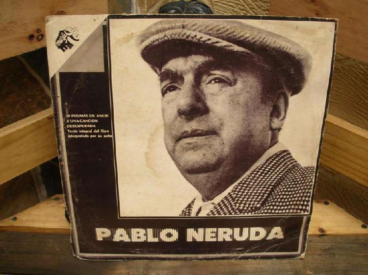 LongPlay Disco Acetato Pasta Lp Vinilo Vinyl PABLO NERUDA