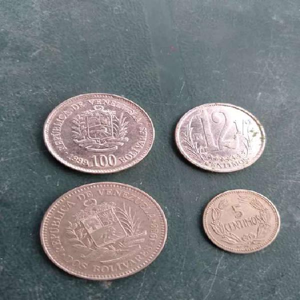Monedas antiguas de colección de Venezuela