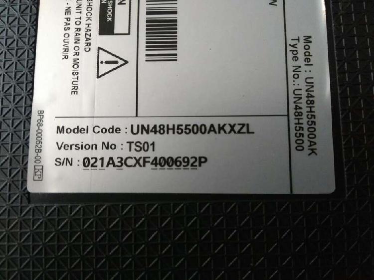 Tv Samsung Un48h5500ak para Repuesto