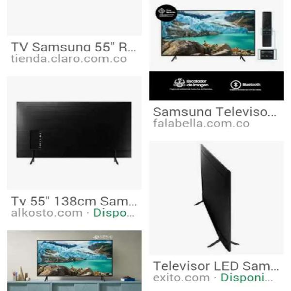 Tv smartv samsung 55" modelo UN55ru7100 4k con bt