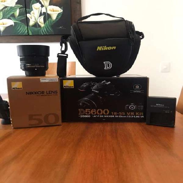 Vendo camara Nikon 5600 con 2 meses de uso aproximadamente.