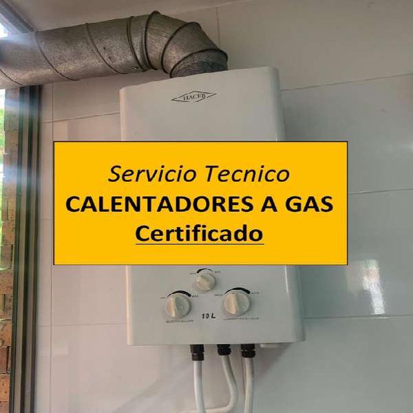 calentador gas mantenimiento tecnico