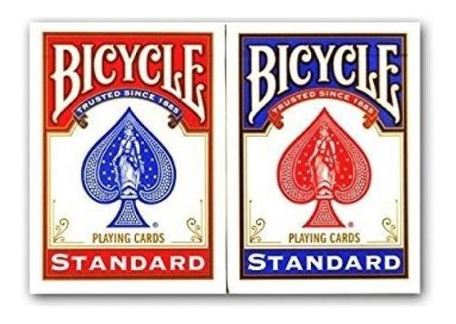 Baraja Bicycle Standard (rojo/azul). Cartas De Poker. Magia.