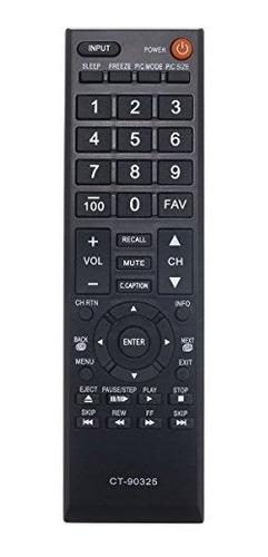 Nuevo Ct-90325 Remote Para Toshiba Lcd Tv Led 50l2200u 37e20