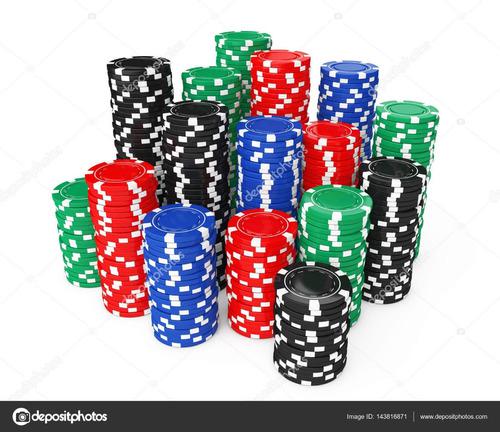 Paquete 50 Fichas Poker Casino Profesionales,color Fh-50 B.h