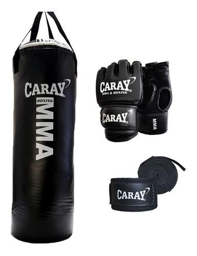 Saco De Boxeo Caray Profesional+vendas 3mts+guantes De Mma