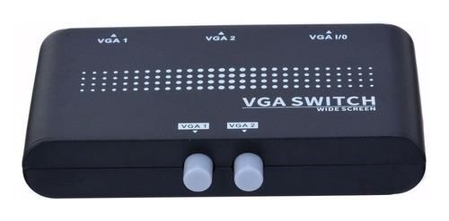 Selector Switche Vga Splitter Manual Box Lcd Tv Pc Compartir