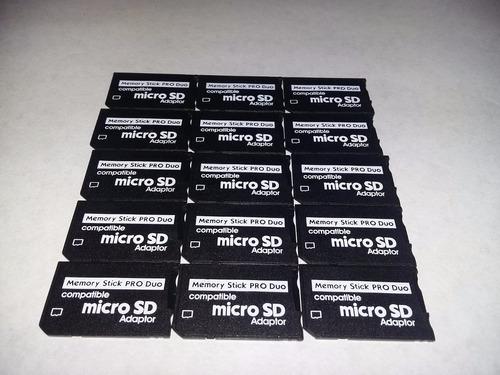 Convertidor Adaptador Micro Sd A Memory Stick $11990