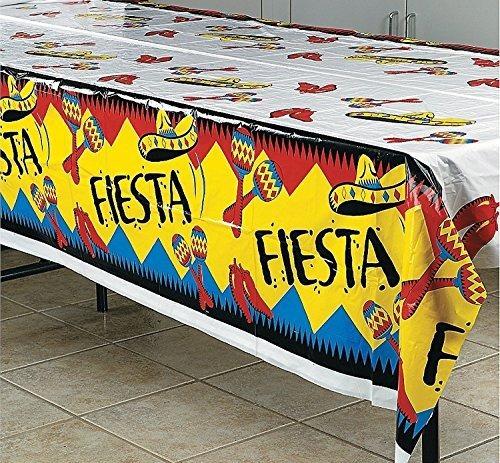 Fun Express Fiesta - Mantel Para Mesa Y Vajilla, Paquete De