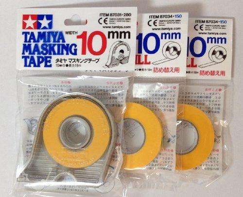 Tamiya 10mm Cinta Adhesiva Con 2 Piezas De Repuesto