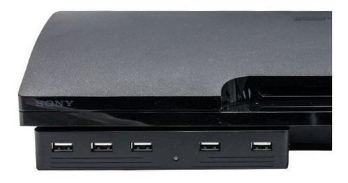 hde 5-puerto Hub Expansión Usb Sony Playstation 3 Consol