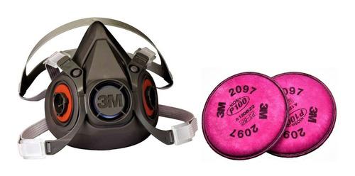 Respirador 6300 + 2 Filtros P100 - N95 Marca 3m - Originales