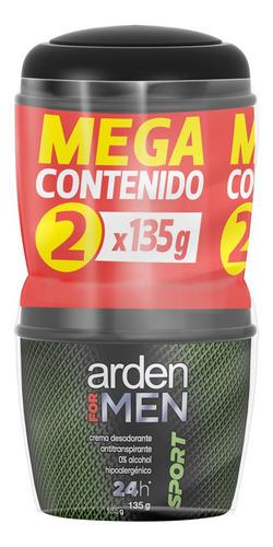 Desodorante Arden For Men Sport Crema 270gr Marca Arden For