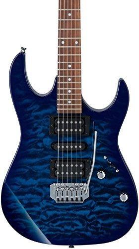 Ibanez Grx70qatbb Guitarra Electrica Explosion Azul Transpar