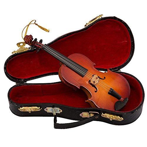 Kurt Adler 55 Madera Violin Ornamento