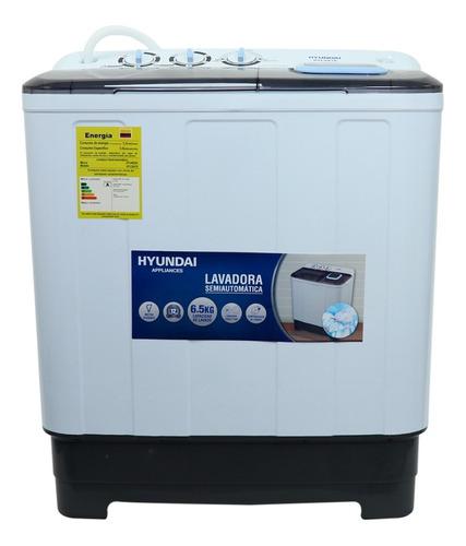 Lavadora Semiautomática Hyundai 6.5 Kg - Hylsa7k