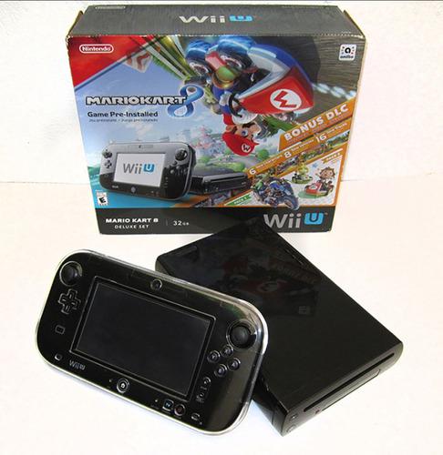 Nintendo Wii U 32gb Mario Kart 8 Programada + Accesorios