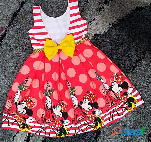 Vestidos de Fiesta para niñas Minnie Mouse