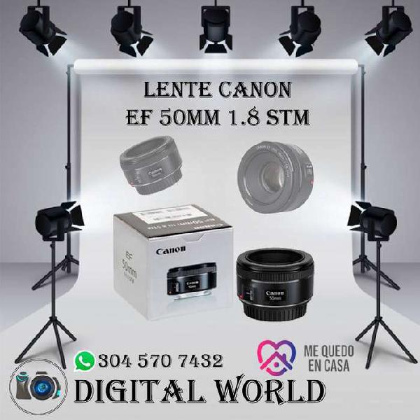 Lente Canon EF 50mm 1.8 STM