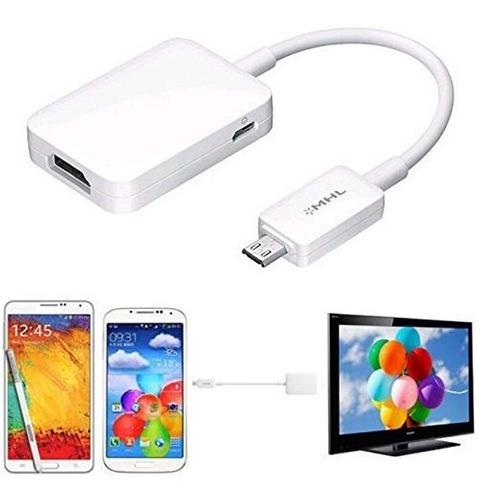 Micro Usb Mhl Al Cable Adaptador De Hdtv Hdmi Para Sa...