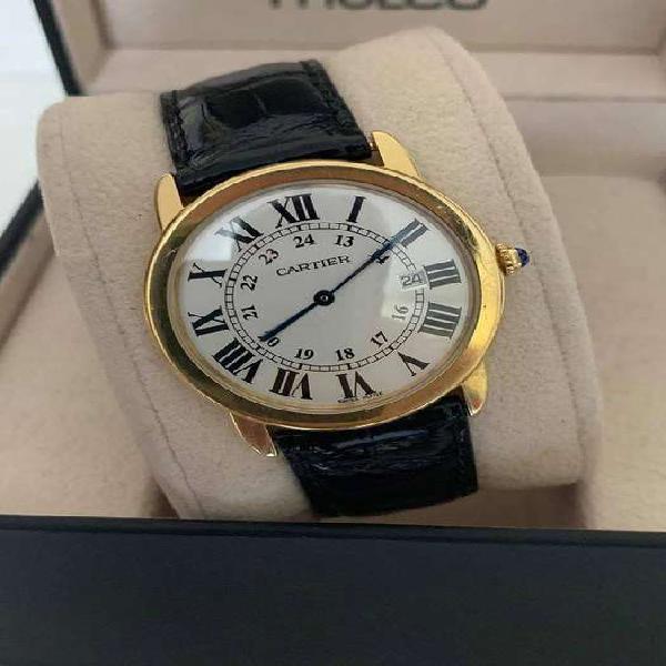 Reloj Cartier Ref 2988 en oro para caballero
