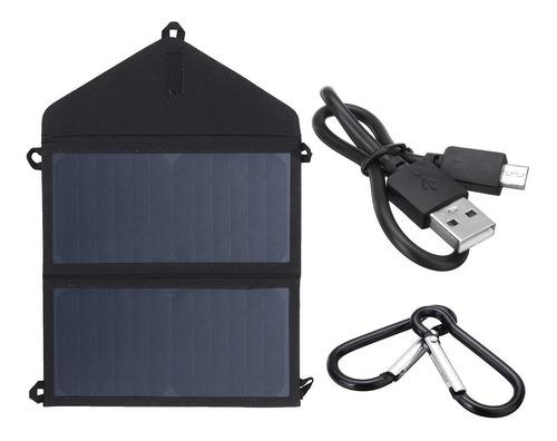 Cargador Solar 20w Plegable Panel Portátil 5v 2a Usb