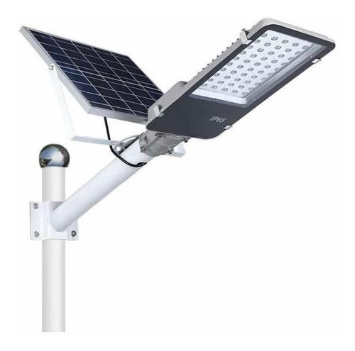 Lámpara Led Solar De Alumbrado Público 150w + Control Remo