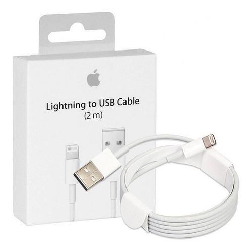 Cable iPhone 2 Metros Apple 5 6 7 8 Plus X Xs Lightning Og