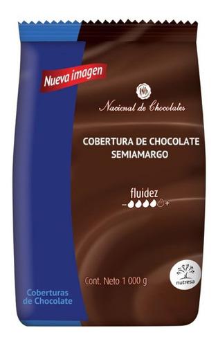 Cobertura Nacional De Chocolate Semiamargo Reposteria 1k