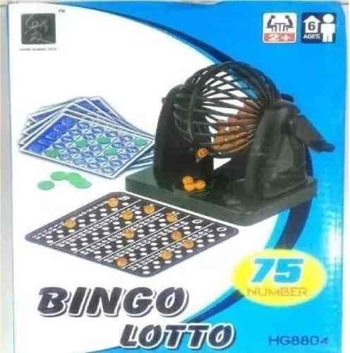 Bingo Lotto Balotera Juego Mesa Familiar Env Inmediato