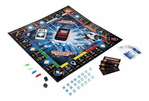 Juego Monopoly Banco Electrónico Hasbro Para Niños Y