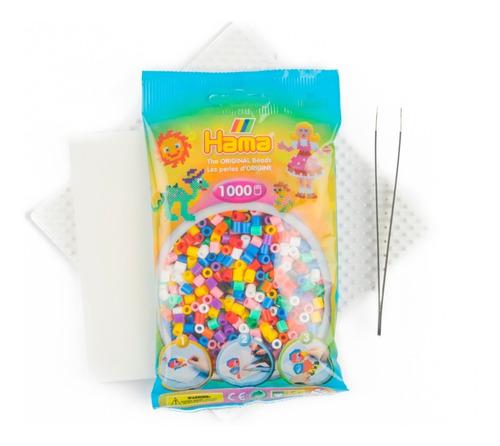 Kit Inicial Hama Beads Midi Perler Mix Colores Pixel