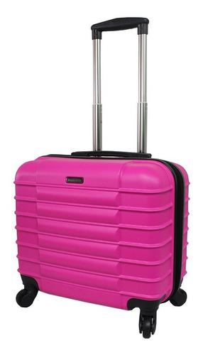 Maleta De Viaje Piloto Cabina 16 Pulgadas Fucsia Y-189