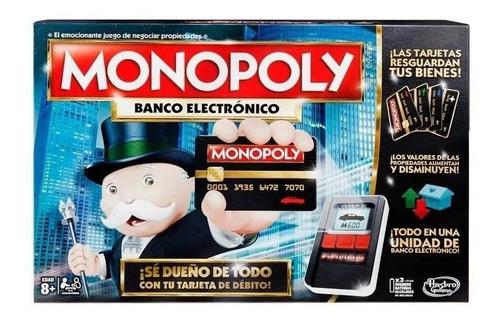 Monopoly Banco Electrónico Juego Hasbro Original Entrega