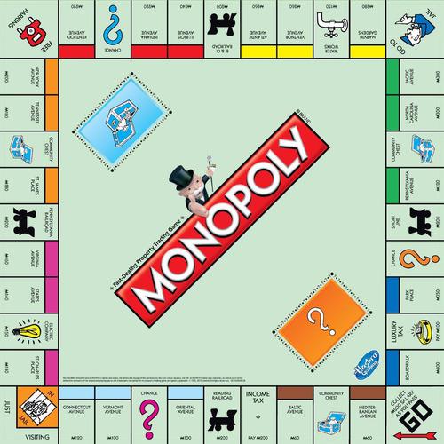 Monopoly Clásico Original Hasbro Juego Familiar Tolken