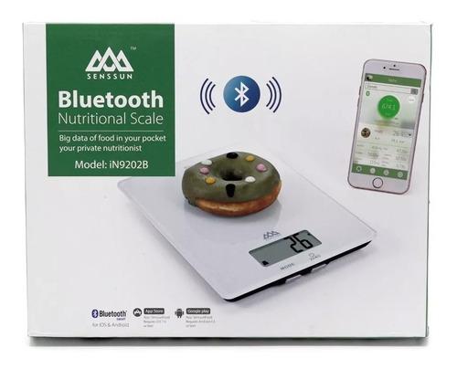 Bascula Balanza Digital Bluetooth Gramera Nutricional